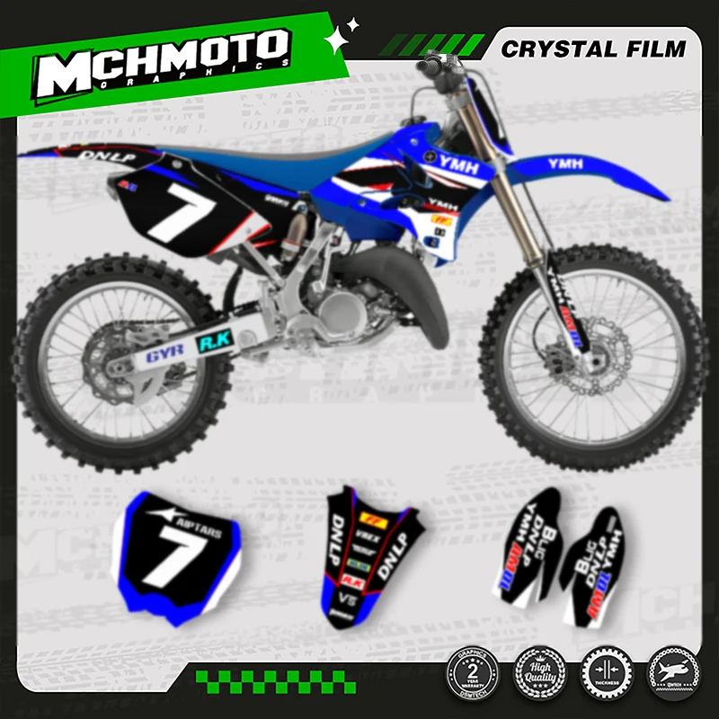 

MCHMFG FНовый стиль мотоциклетные графические наклейки наборы для YAMAHA YZ125 YZ250 YZ125 250 2002-2014