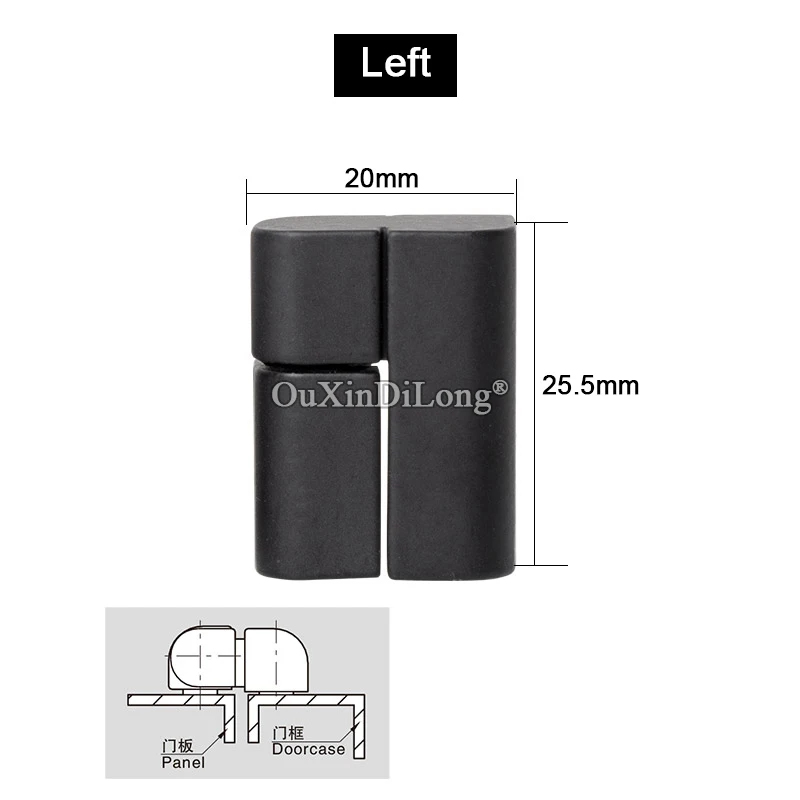 10PCS Zinc Alloy Industrial Hinges Detachable Distribution Box Hinge Chassis Hinge Switch Electric Cabinet Door Hinge Left/Right