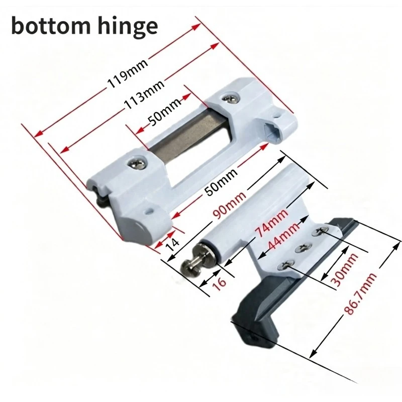 1 Set Aluminum Alloy Casement Window Hinge Replacement Hardware Fittings For Doors Windows Installation Repair Parts