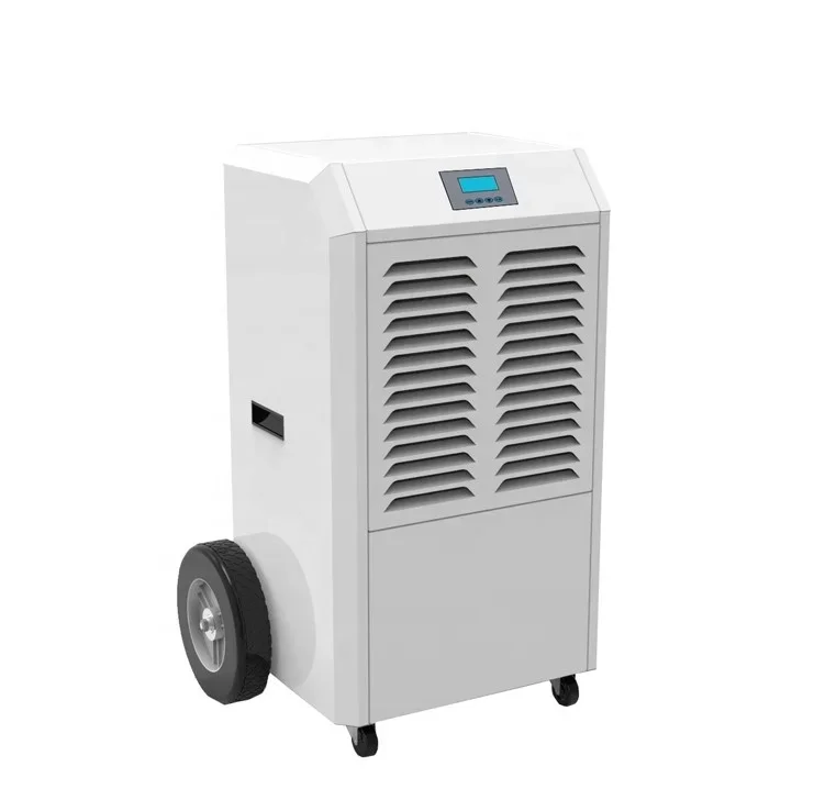 

158 Liter Portable Industrial Air Dehumidifier With Big Wheels And Handle