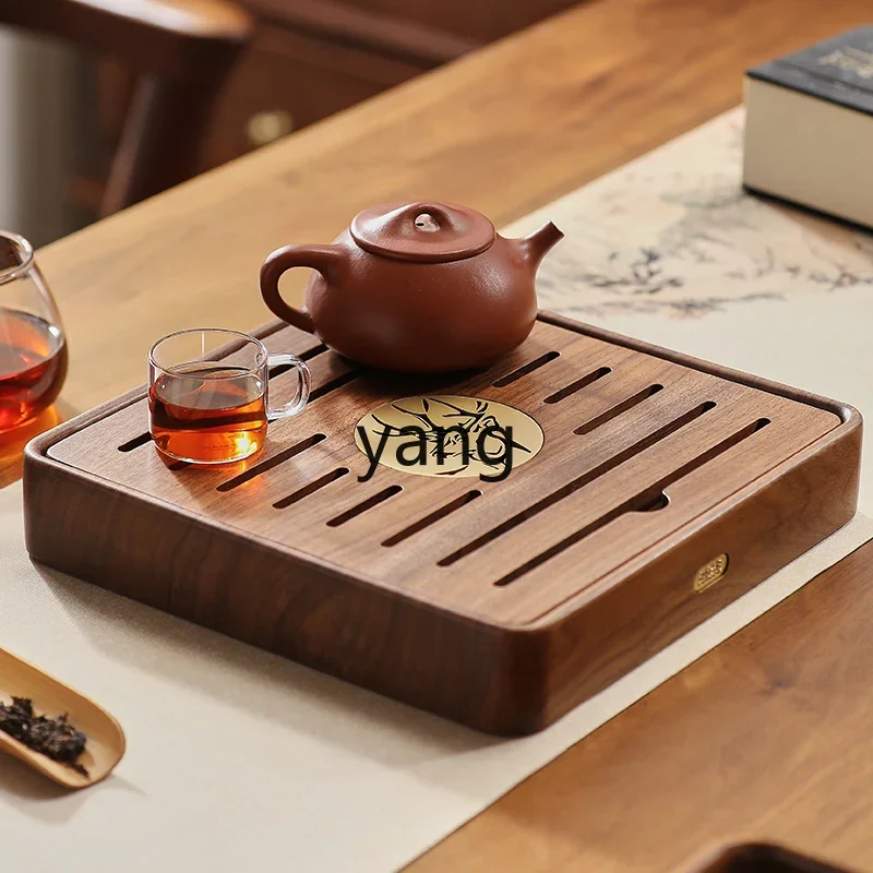 CC tea tray new home picnic portable dry brewing table water storage drain kung fu tea set