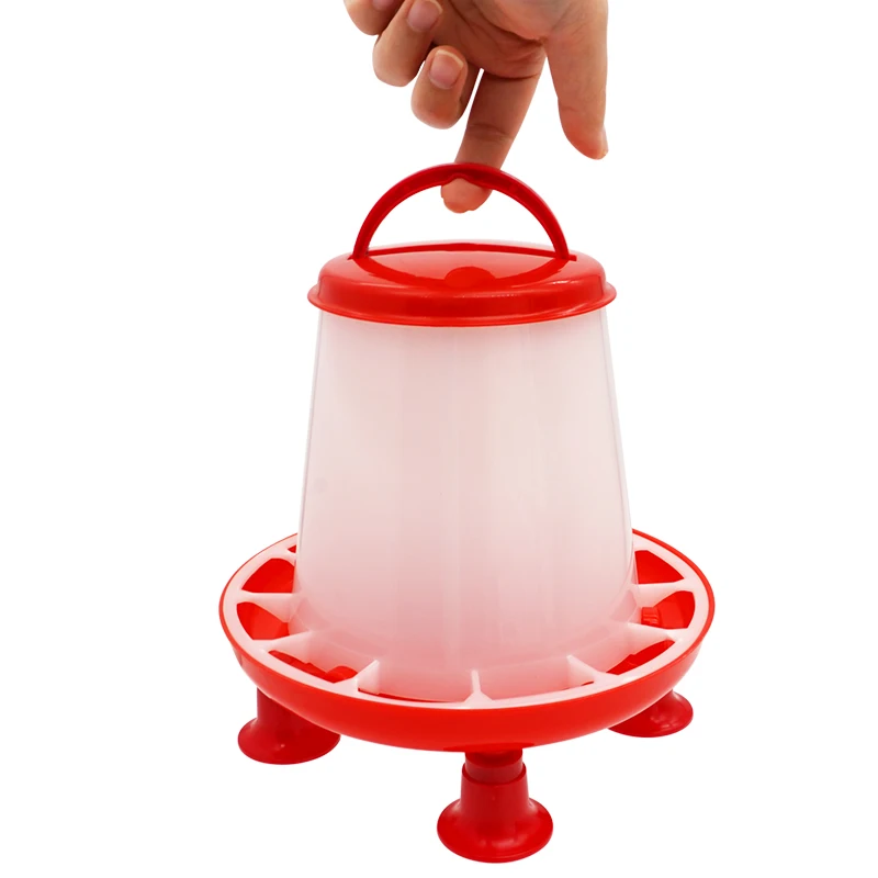New 1.5kg Chicken/Duck Feeder Bucket With Legs 3