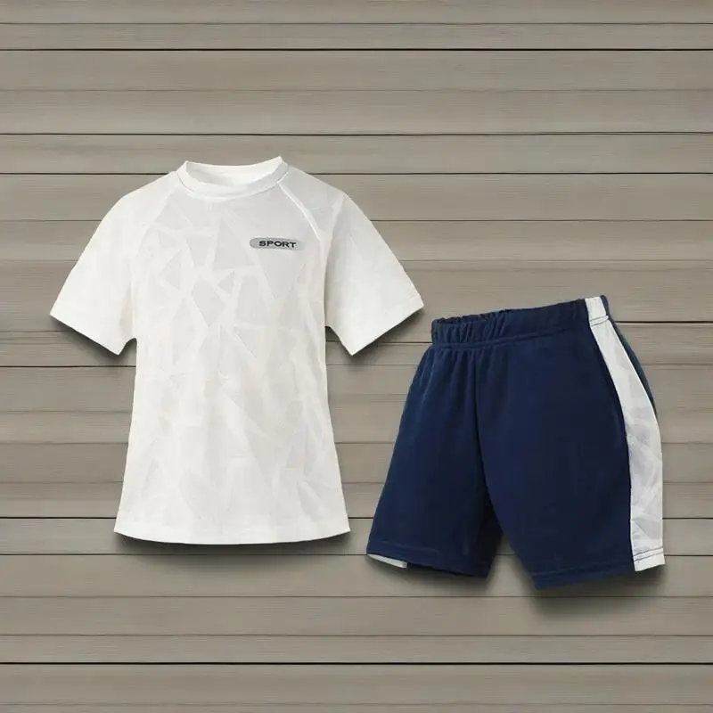 

Children Boys Two-Piece Swimwear Suits Fashion Breathable Causal Beach Swimming Clothes Summer Kids Boys Swimsuits