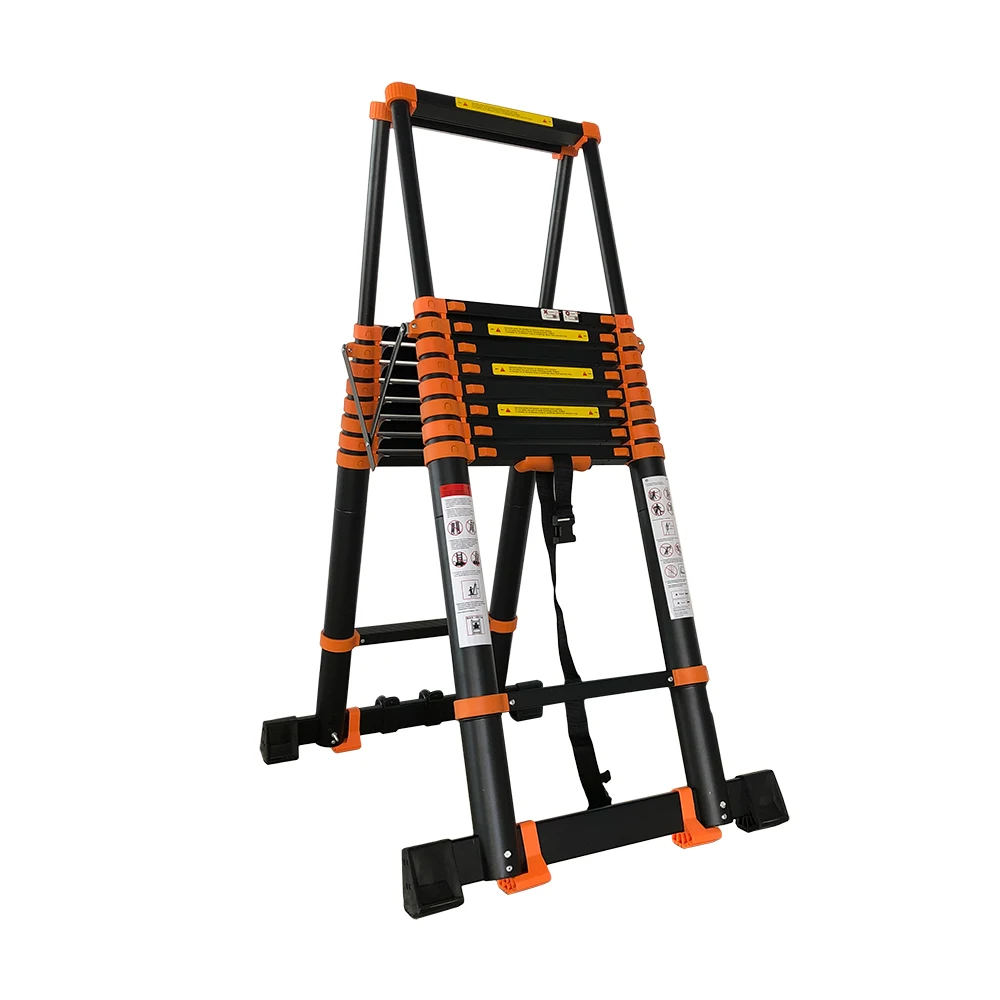 Aluminum Telescopic Ladder Compact Folding Multifunctional Lifting Engineering Stair