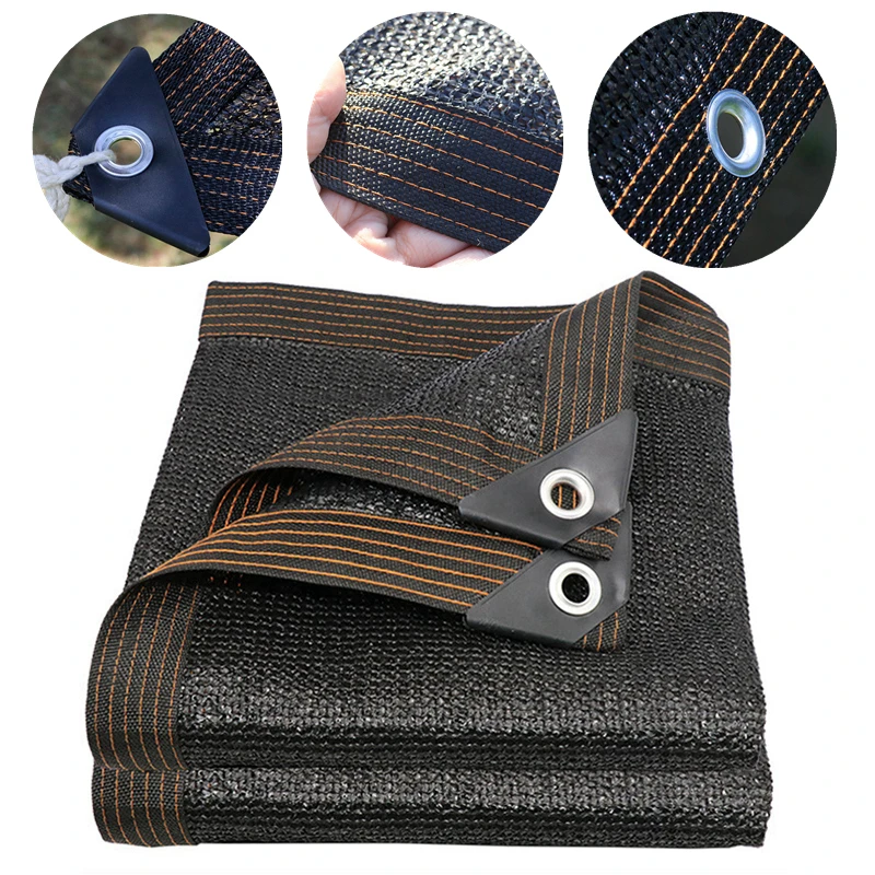 

Anti-UV HDPE Black Sunshade Net Garden Succulent Plant Shading Net, Outdoor Swimming Pool Cover 3Pin 6Pin 12Pin Sun Shade Net