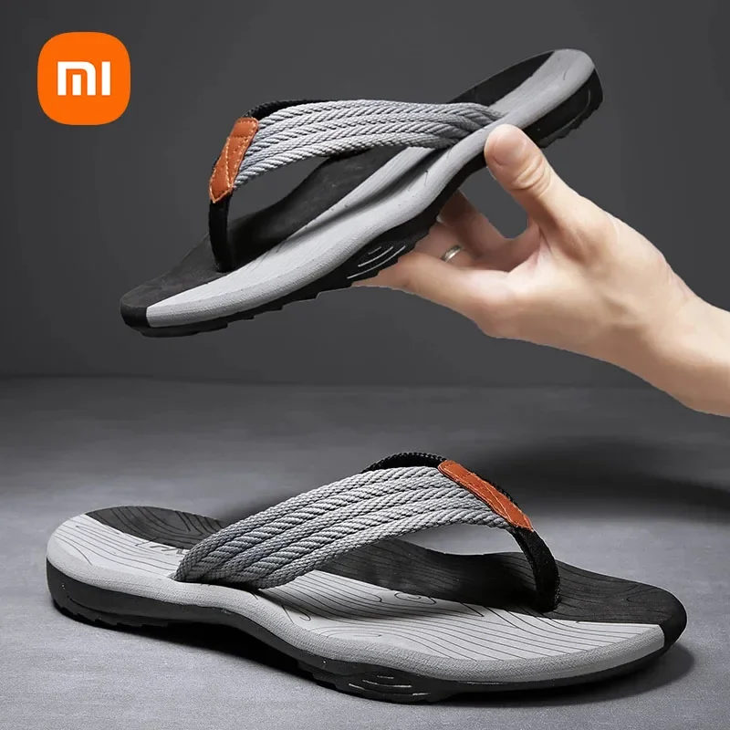 Xiaomi Youpin Slippers Mixed Colors Sandals Male Slipper Indoor Outdoor Flip Flops Men Summer Shoes Non-slip Bathing Slippers