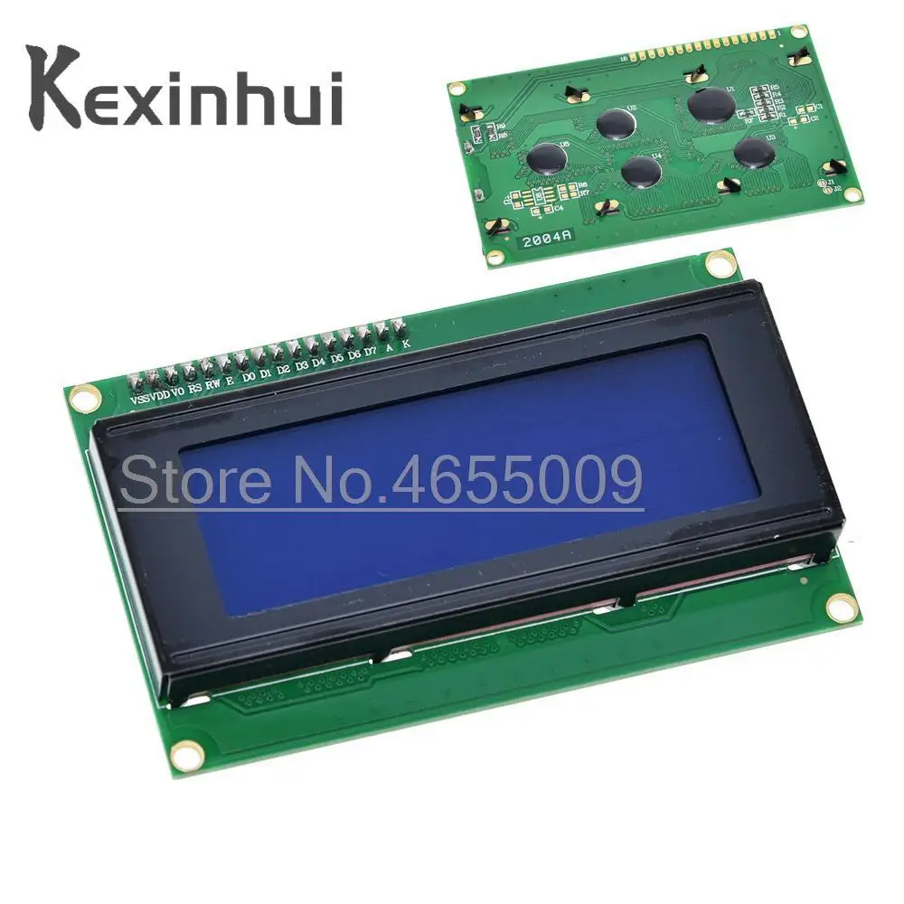 LCD2004 Iic/I2C Lcd Display Monitor 2004 20X4 5V Karakter Blauw/Groen Backlight Scherm LCD2004 Iic I2C voor Arduino Lcd Display