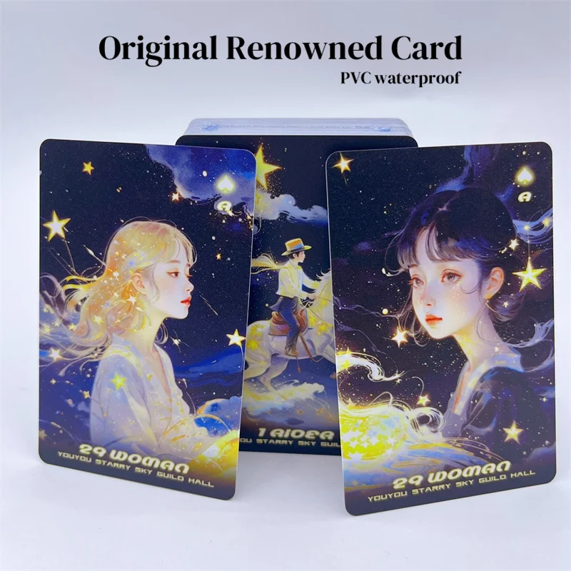 Original Star River Lenormand Oracle Deck 42 PVC Waterproof Psychology Lenormant Magic Gathering Predicting Future Renowned Card