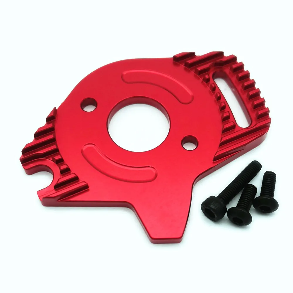 Aluminum Motor Plate Motor Mount with Heatsink for Traxxas Slash 4x4 VXL Hoss 4x4 VXL Stampede 4x4 6890