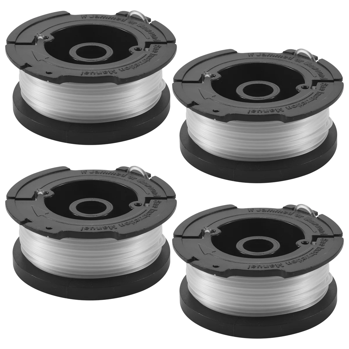 4 Pcs Line String Trimmer Multifunctional Autofeed Weed Grass Trimmer Replacement Spool for BLACK+ AF-100-3ZP