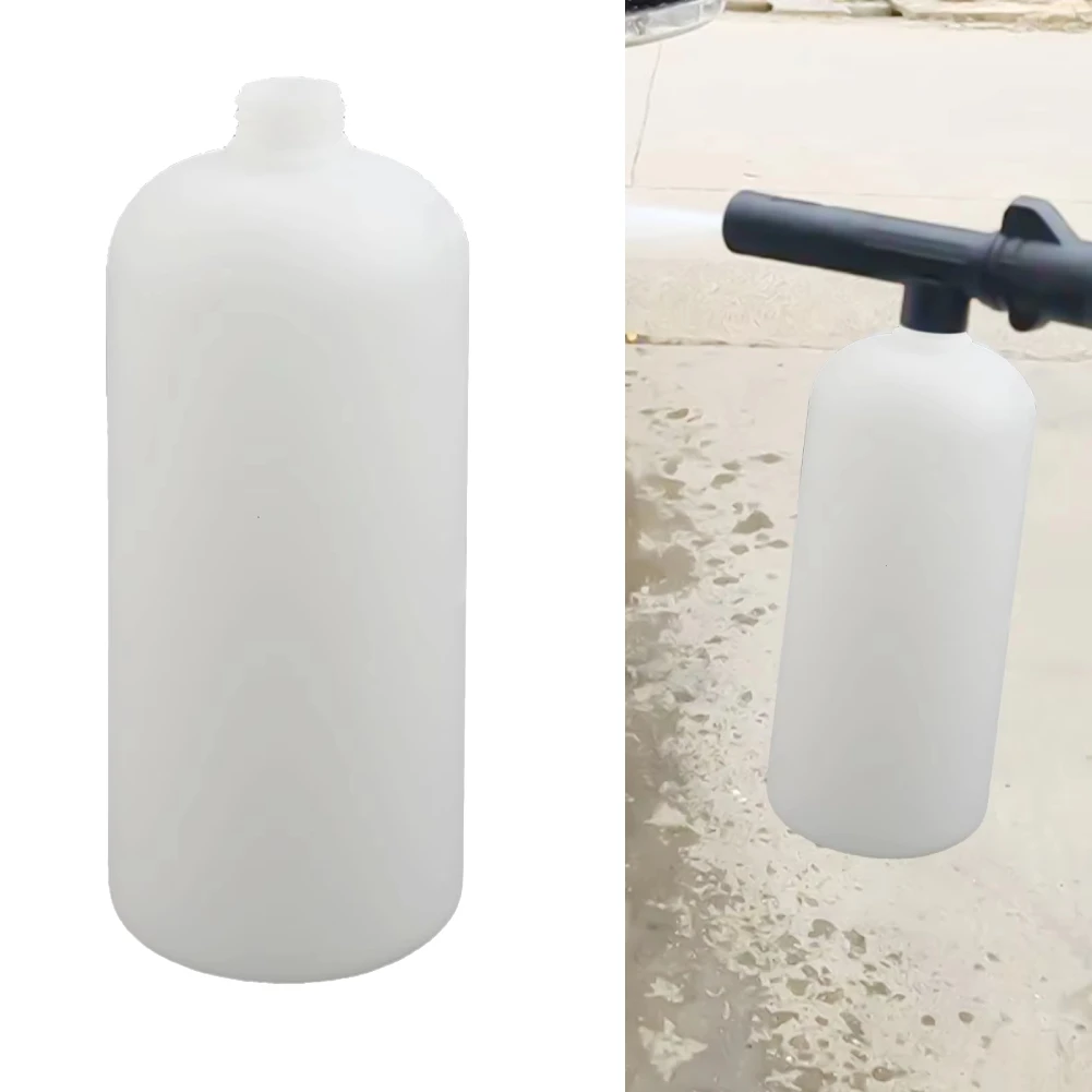High Quality 1L Plastic Replacement Foam Bottle For High Pressure Washer Snow Foam Lance 140 ° F Garden Supplies Two Wires