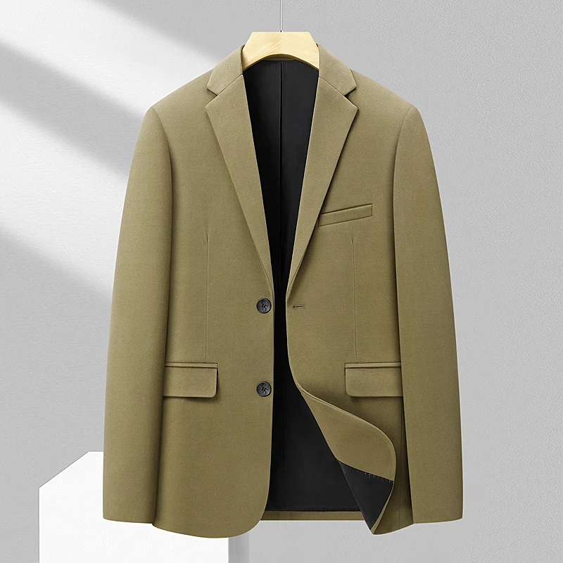 

Blazer Men's Fashion Solid Color Gentleman Host Breathable Casual Business Versatile Outdoor Sports Wedding Slimming Blazer