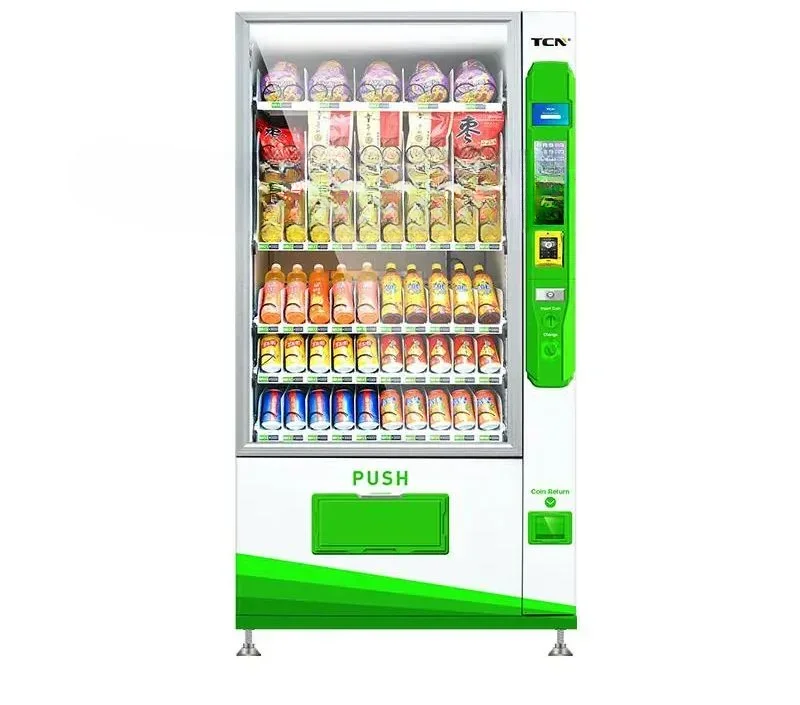 Smart 24 Hours Self-Service Automatic Milk Food Snack Drink Vending Machine for Ce Cb Iso9001