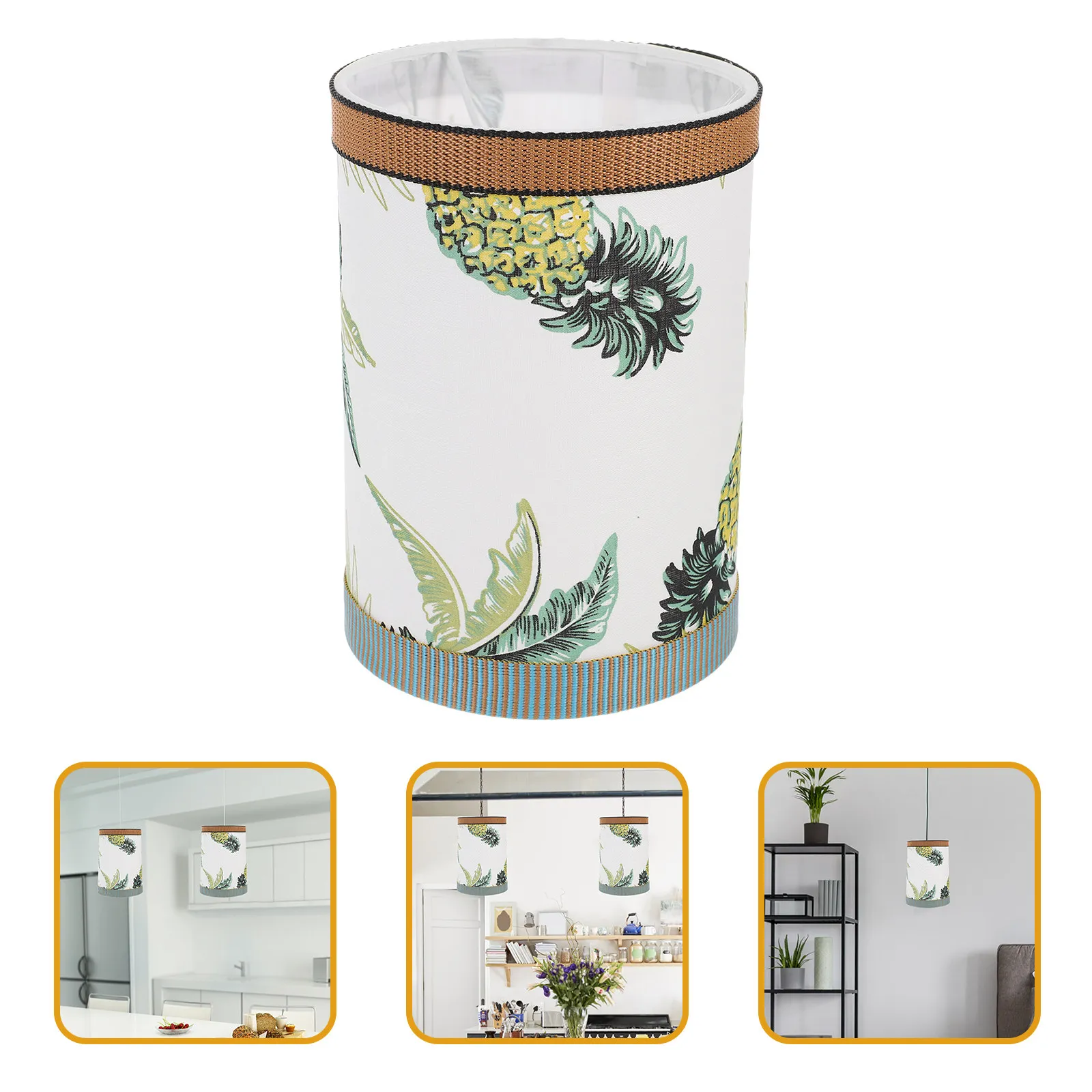 

Fabric Table Lamp Shade Simple Straight Cylinder Cloth Lampshade for Desk Floor Bedside Use Decorative Replacement Light Cover