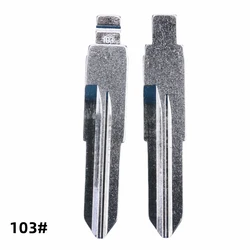 OEM 5Pcs 103# Metal Blank Uncut Remote Key Blade For MG For Keydiy KD Xhorse VVDI JMD