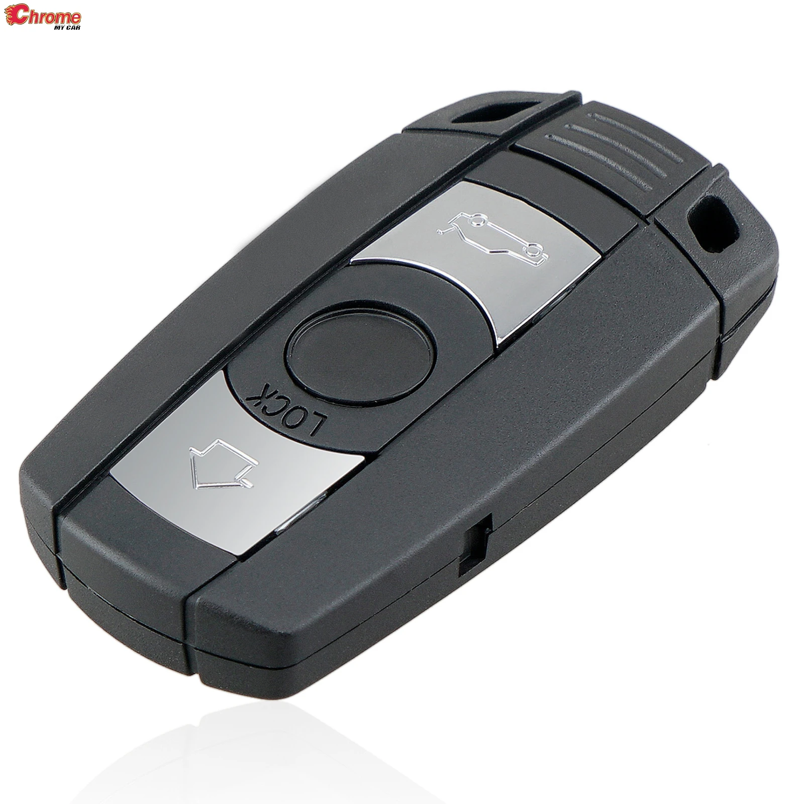 For BMW 1 3 5 6 7 Series X3 E90 E91 E92 E93 F01 F02 F04 Remote Smart PU Leather Key Case Cover Shell Holder Key Fob Chain Ring