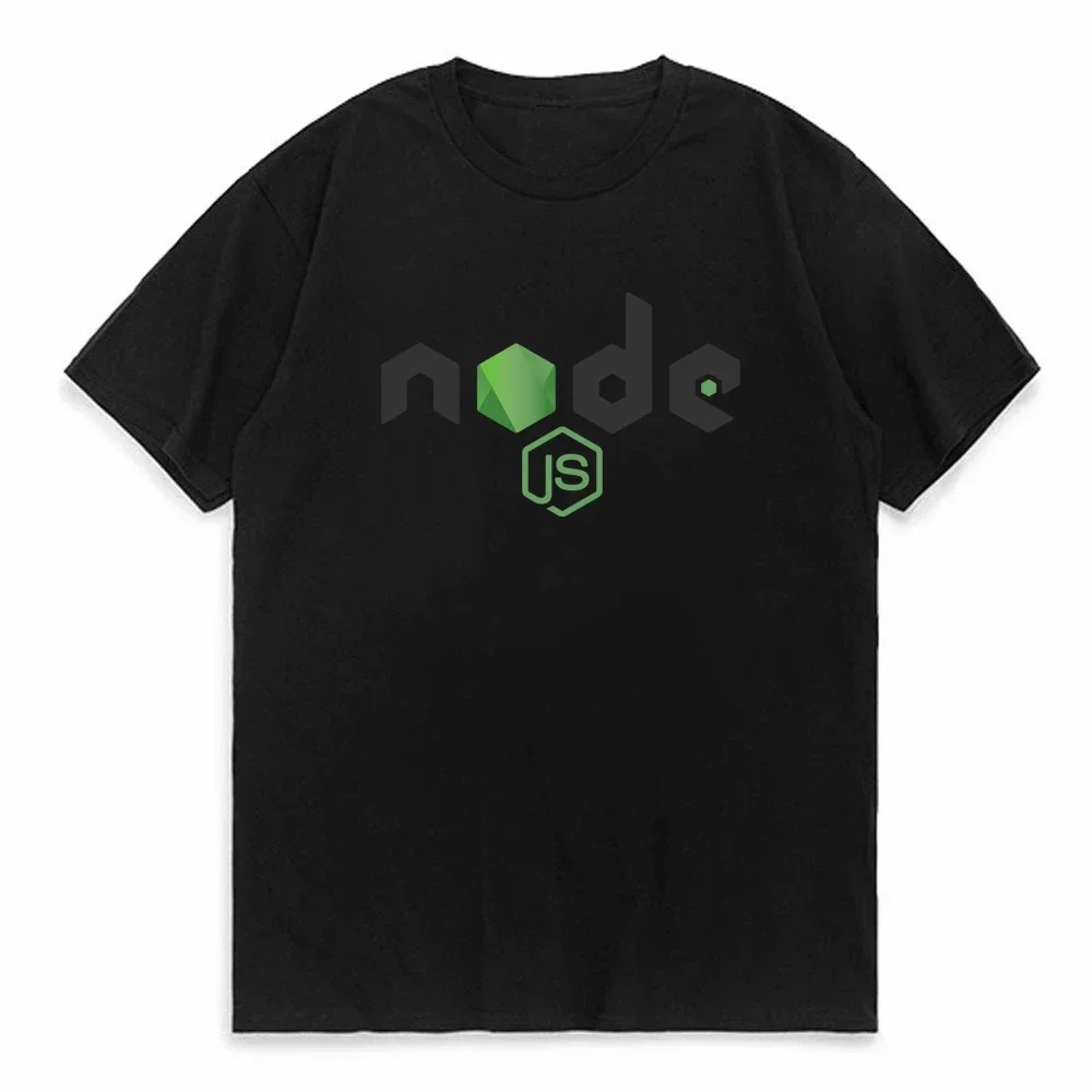 Nodejs Javascript Programmer T Shirt Men Women Node Js Nodejs Javascript Programmer Web Developer Node Programming O Neck Tops