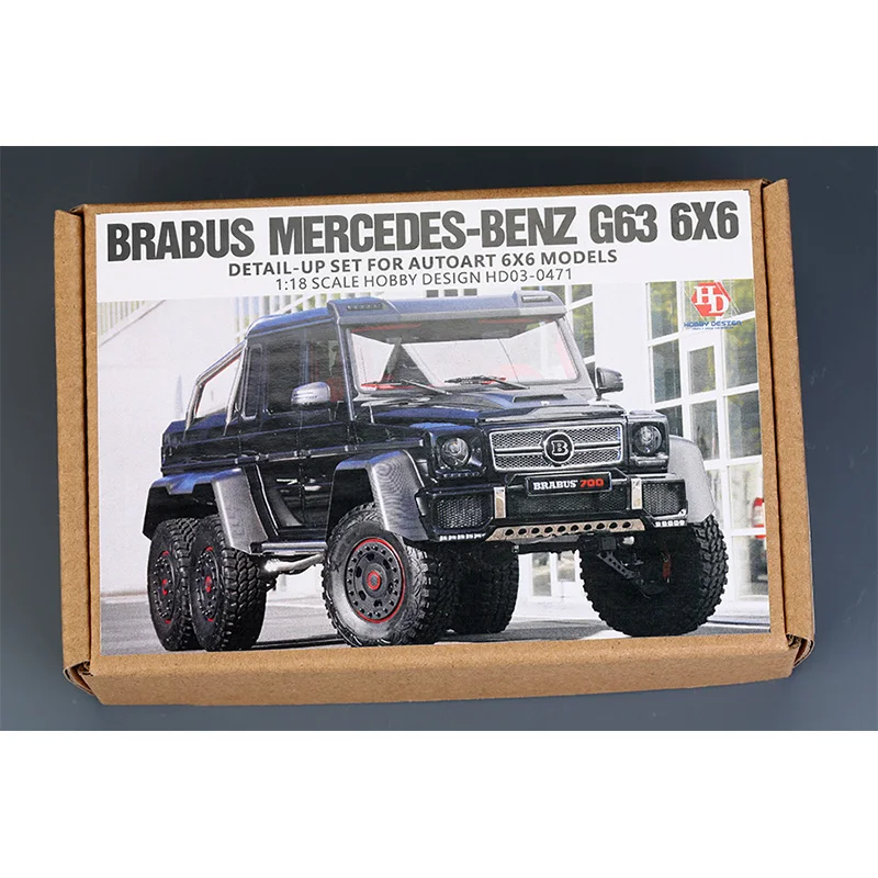 

Hobby Design HD03-0471 1/18 Brabus G63 6X6 Detail-up Set For AUTO 6X6 Hand Made Arts Hobbyist Gift for Professional Adults