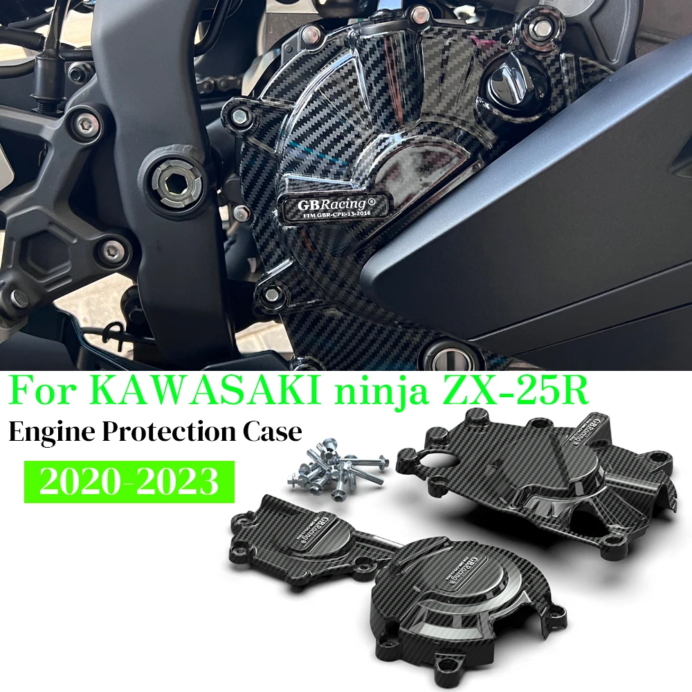 Motorcycles Engine Protection Case GB Racing For KAWASAKI ninja ZX-25R 2020 2021 2022 2023