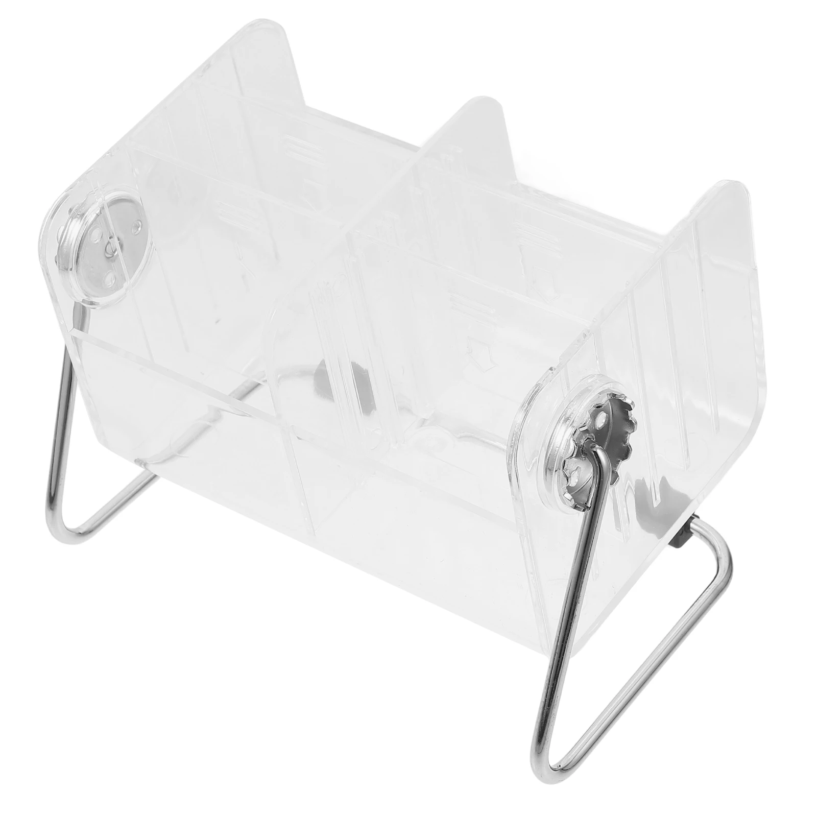 

Remote Control Storage Box Desk Organizer Transparent Acrylic Multi Grid Office Supplies Pen Case Table Accessory Holder