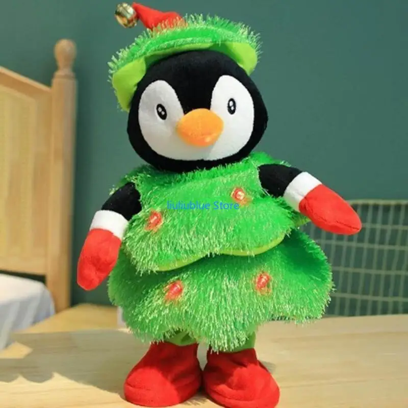 

Electric Christmas Tree Music Plush Toy Stuffed Toy Home Ornament Holiday Decor 62CF