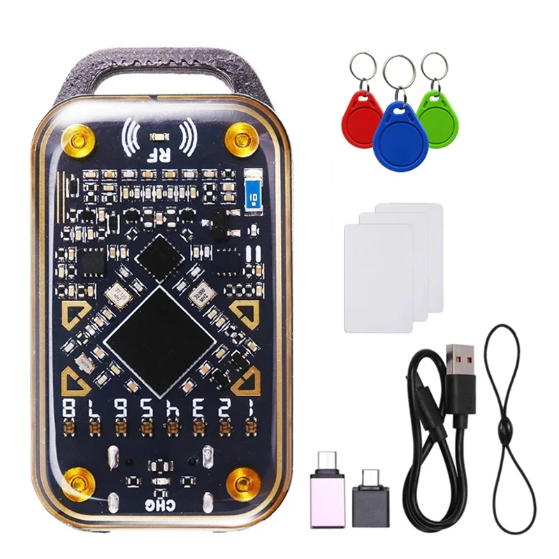 

FEDI-Chameleon Ultra RFID Smart Chip Reader Smart Card Emulator NFC Duplicator ID IC Card Decode+ 3XUID Keychain/Card