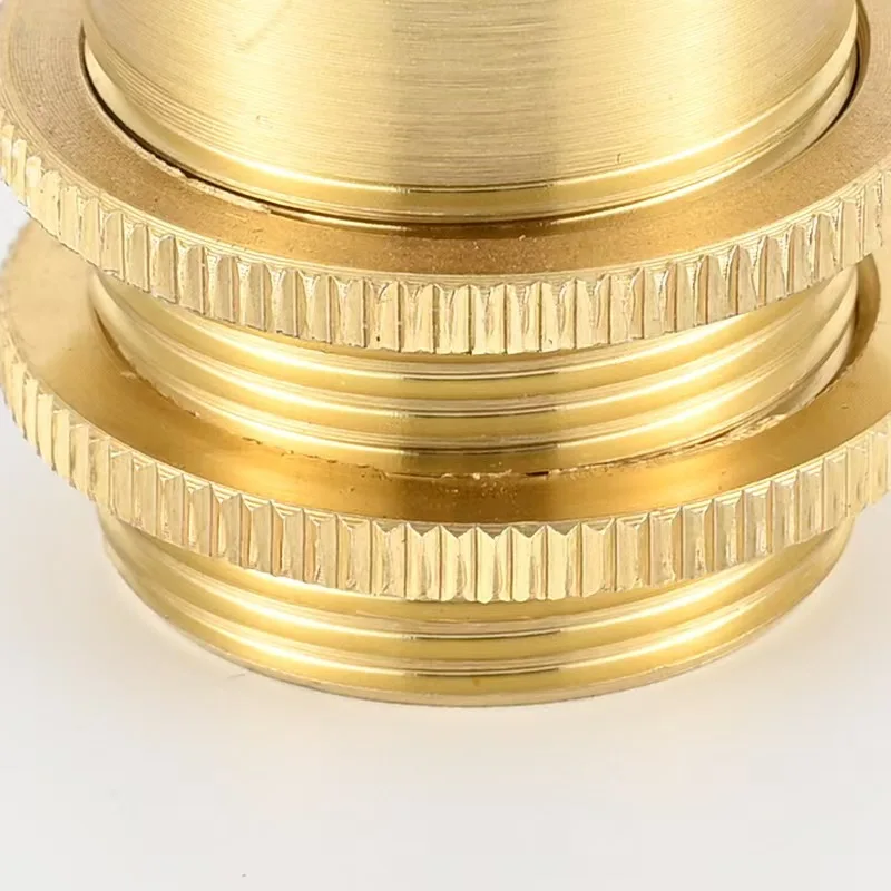 Brass E14 Lamp Holder Ceramic Core High-temperature Resistant Lamp Holder Double Ring Retro