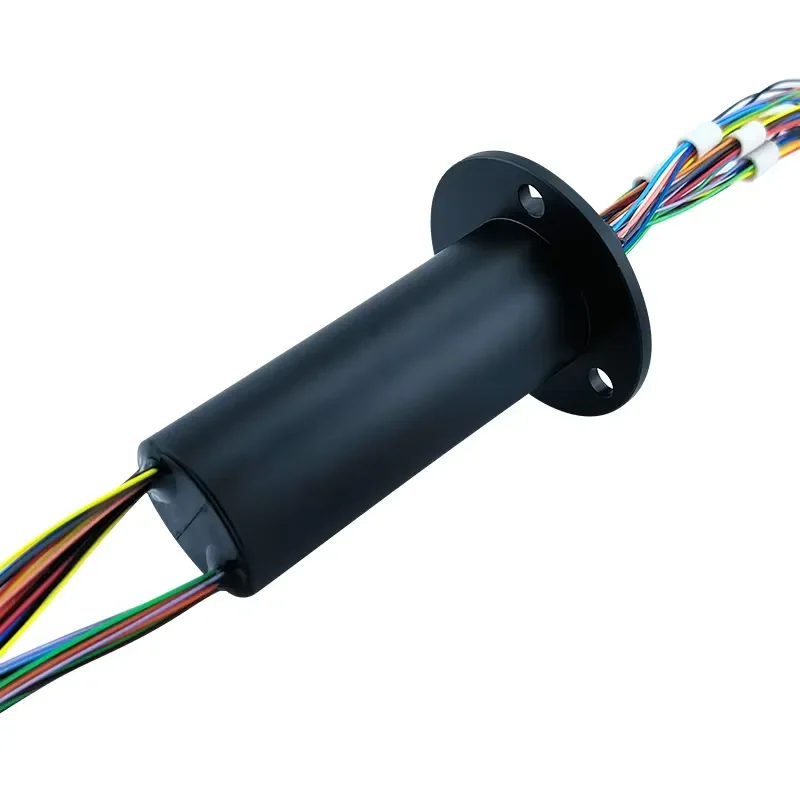 WX25-45PS 45 loop flange slip ring, outer diameter 25mm current 2A 150 RPM 240VAC/VDC CE certified, operating temperature