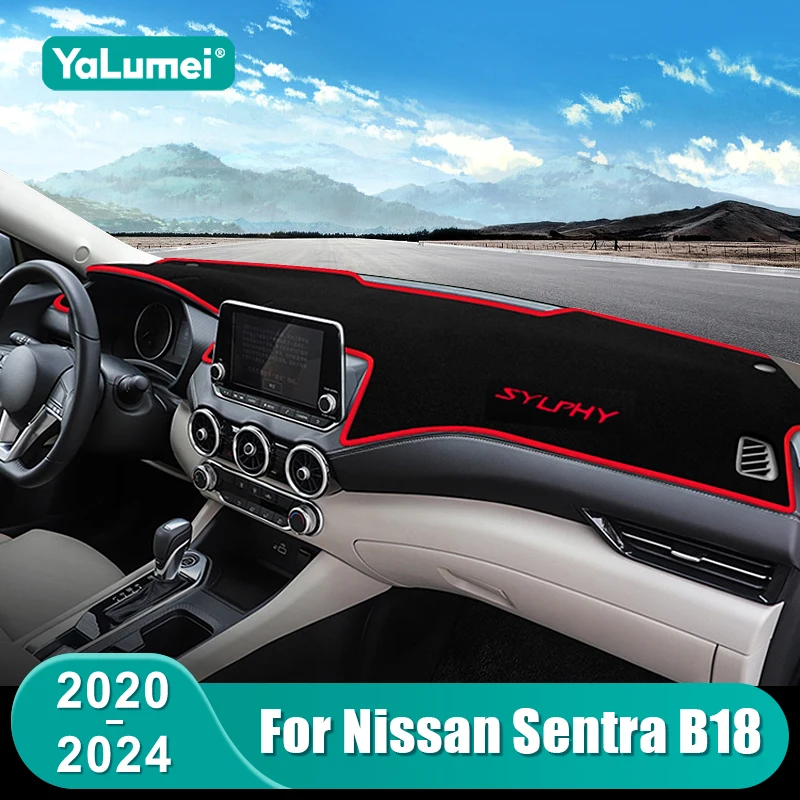 

Для Nissan Sentra B18 2020 2021 2022 2023 2024, солнцезащитный козырек на приборной панели автомобиля, нескользящий коврик для стола, аксессуары ﻿