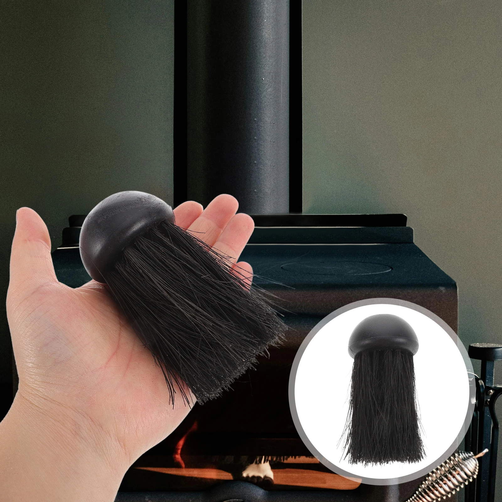 

4pcs Efficient Ash Removal Tool Versatile Cleaning Brush For Fireplaces Campfires Grills Kitchen Bench Fireplace Accessories