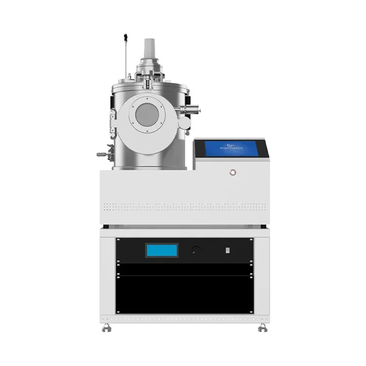 2024 Lab desktop Single lower target gun magnetron sputtering coater for SiC film coating