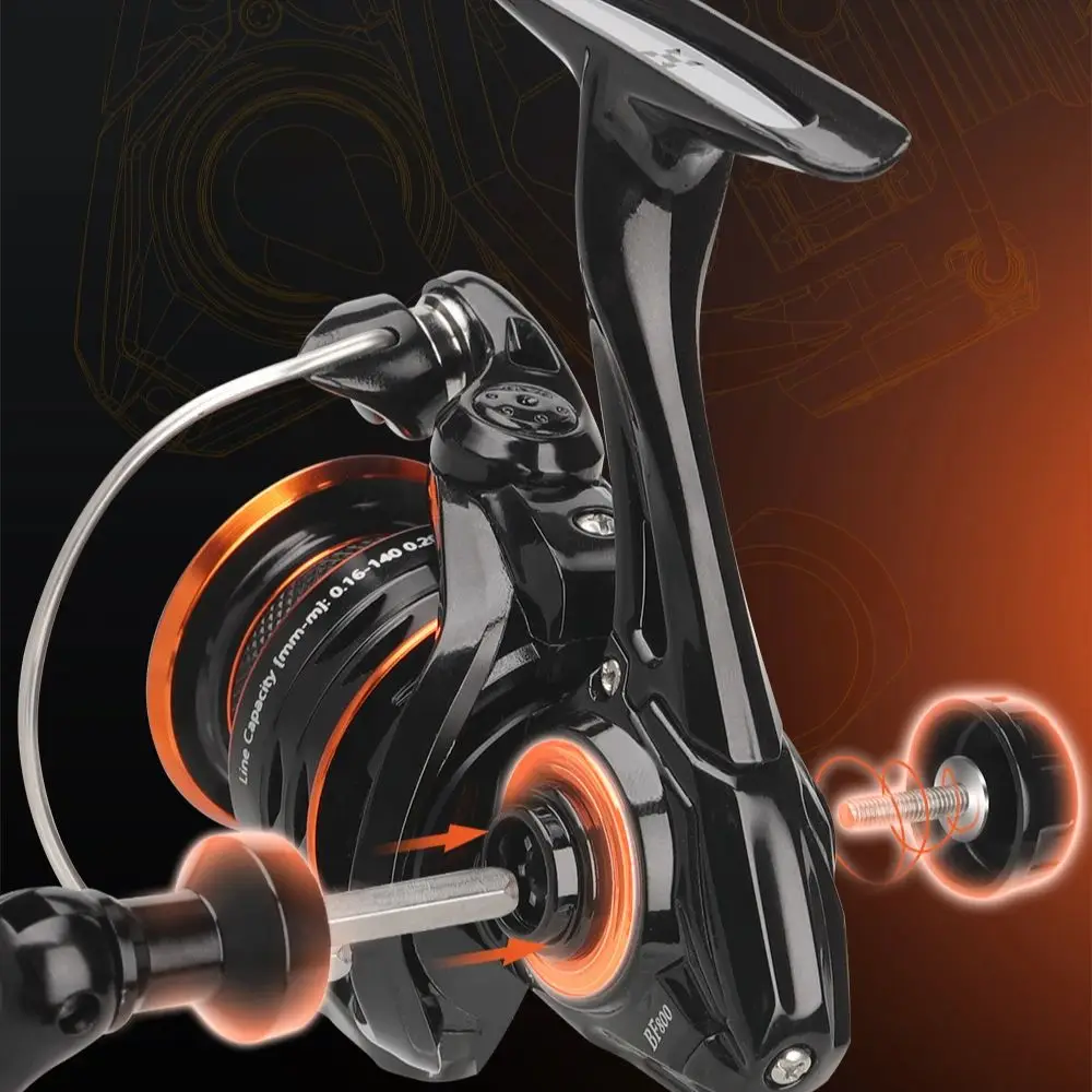 Carrete giratorio HISTAR Butterfly BFS – Lanzamiento largo profesional - imagen 3