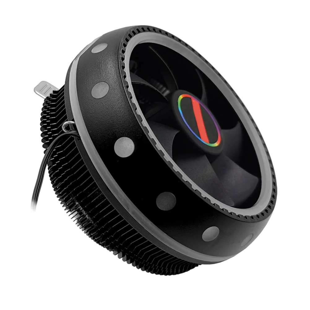 

Cpu Cooler High Efficiency Aluminum Cooling Fan For Desktop Computer Case Rgb Led Heat Dissipation Silent Operation