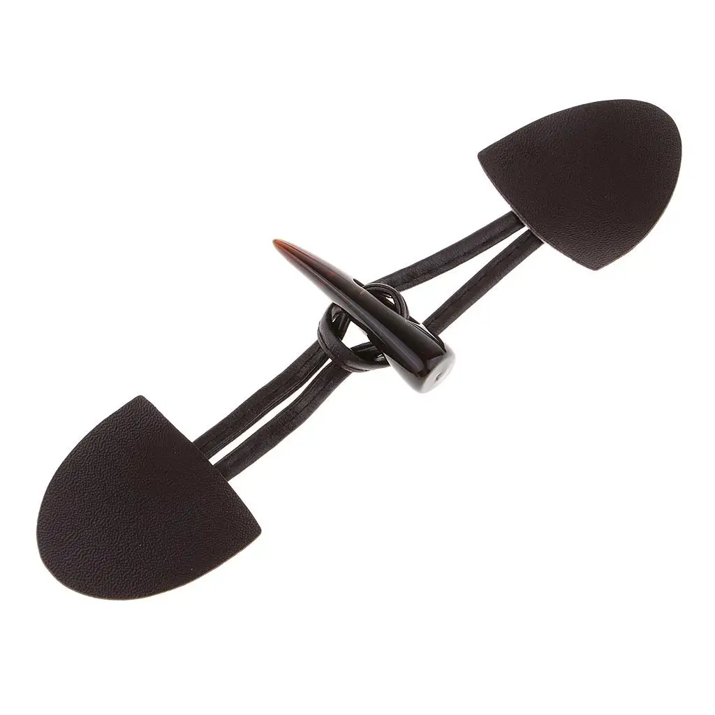 Leather Craft Horn Toggle Button Closures Resin Set for Overcoat Trench Coat Jacket Sewing Projects