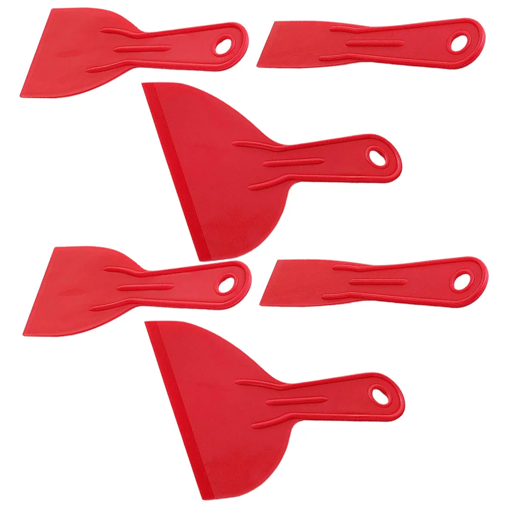 2 مجموعات الطلاء مكشطة أداة البلاستيك تنظيف مكشطة المطبخ أداة كفاءة مزيل البقع الزاوية منظف الغبار مقبض مريح #6