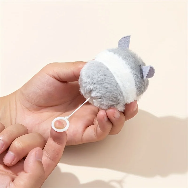 Cat toys, artificial mice Clockwork Vibrate Mouse Toy Wind Up for Cat Catching Playing Indoor