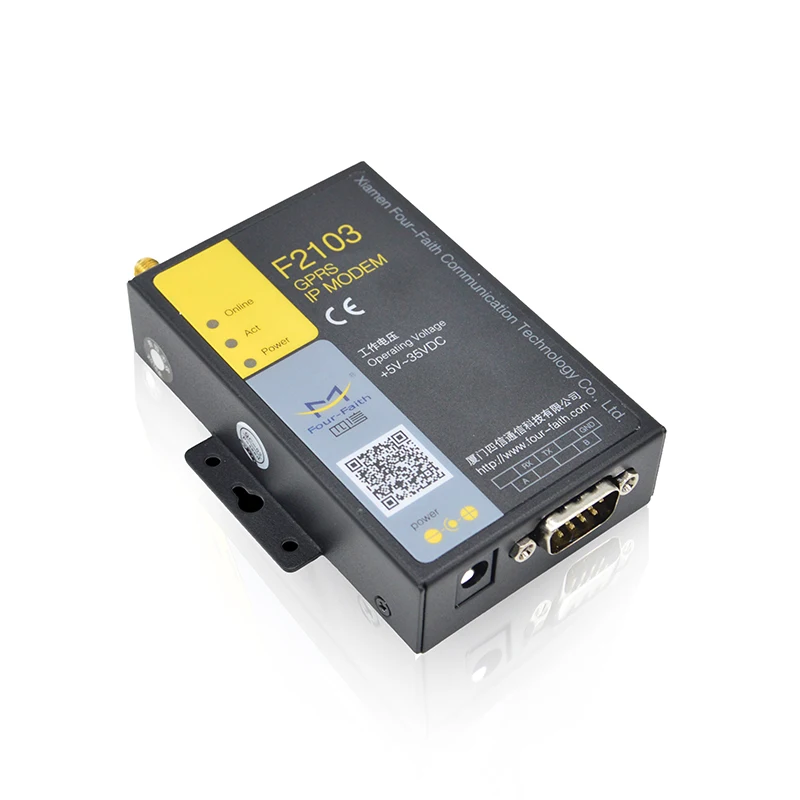 Interface móvel industrial F2X16 do porto do modem Rs232 da rede GPRS de Ethernet 4G Gsm