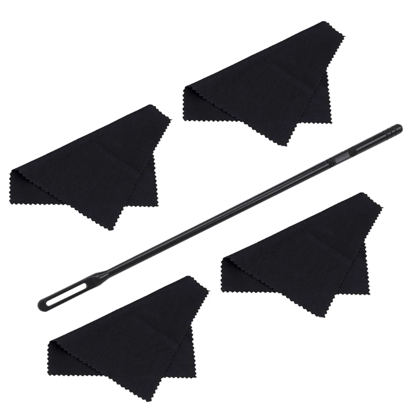 Flute Cleaning Rod Cleaning Rag Flute Cleaning Swab Flute Cleaner Supplies Kits