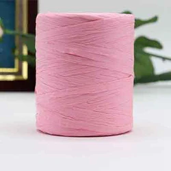 180M/roll Cotton Raffia Yarn for hand knitting Summer Hats Bags Knitted Crochet DIY Handmade Craft Knit Yarn Thread