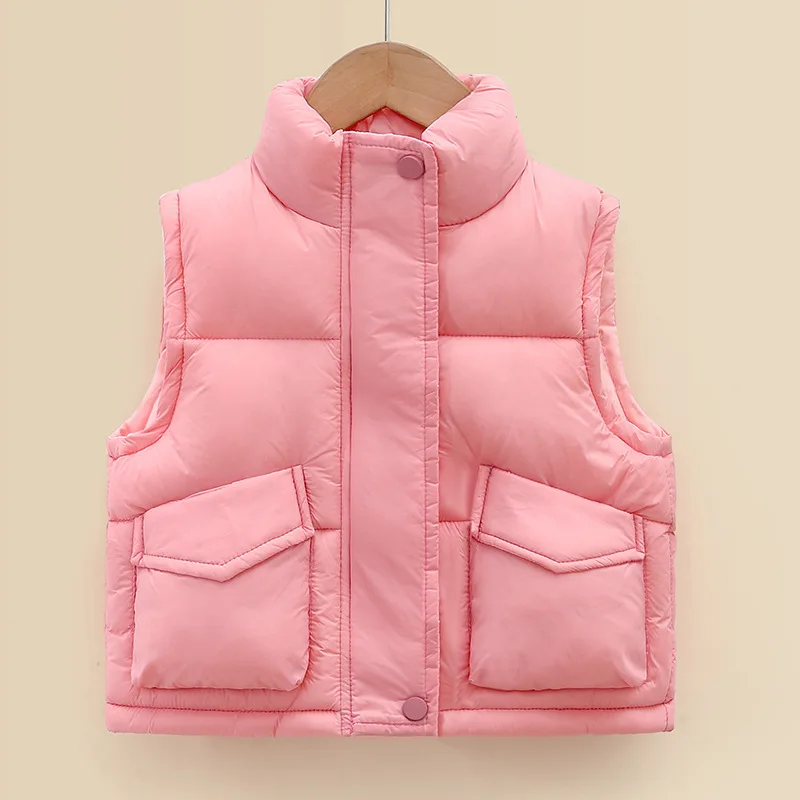 

Toddler Boys Girls Waistcoat Cotton Padded Kids Vest Winter Children's Clothes