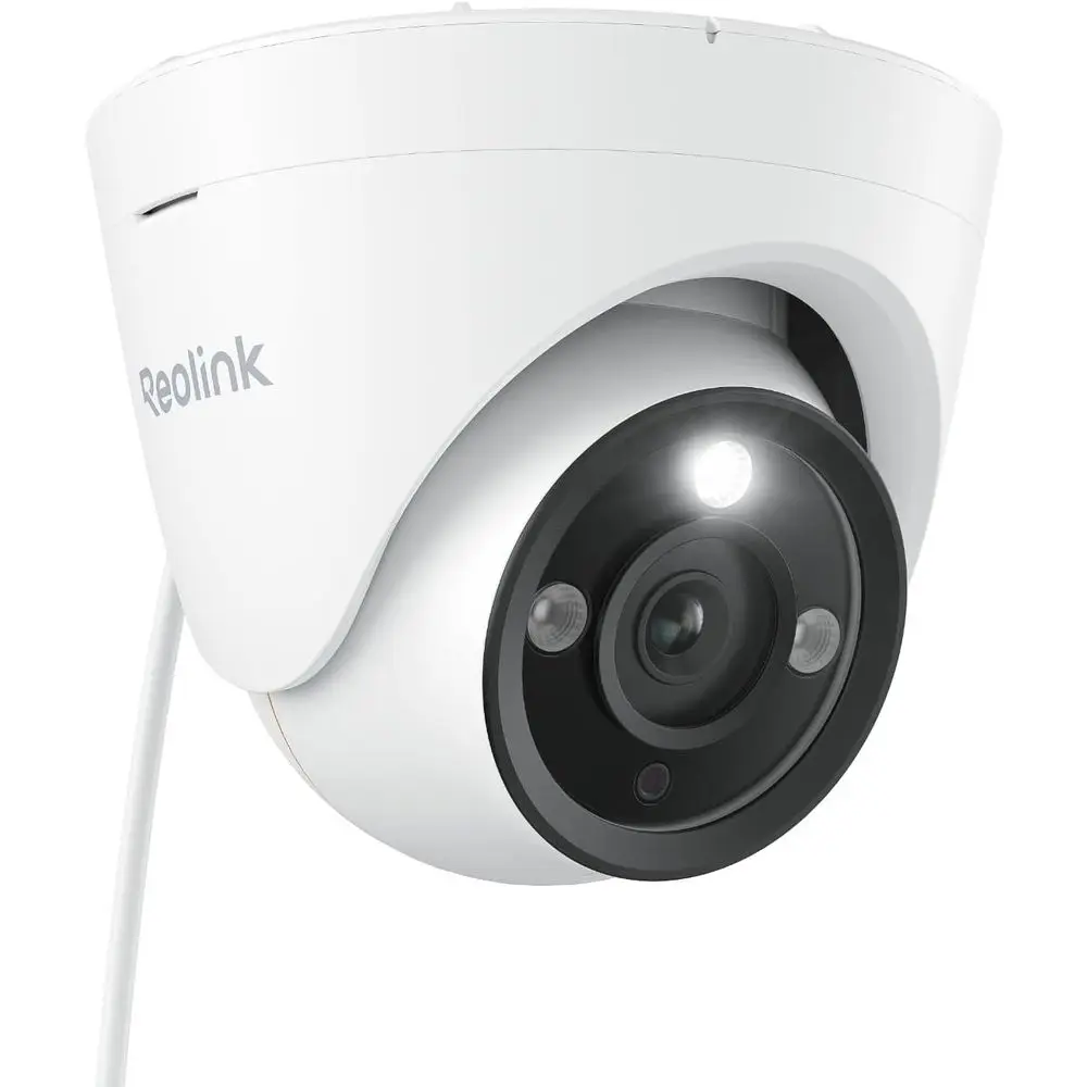 

12MP Outdoor PoE IP Camera with 97° Wide Angle, Night Vision, Motion Detection, 2-Way Audio, Supports up to 512GB microSD