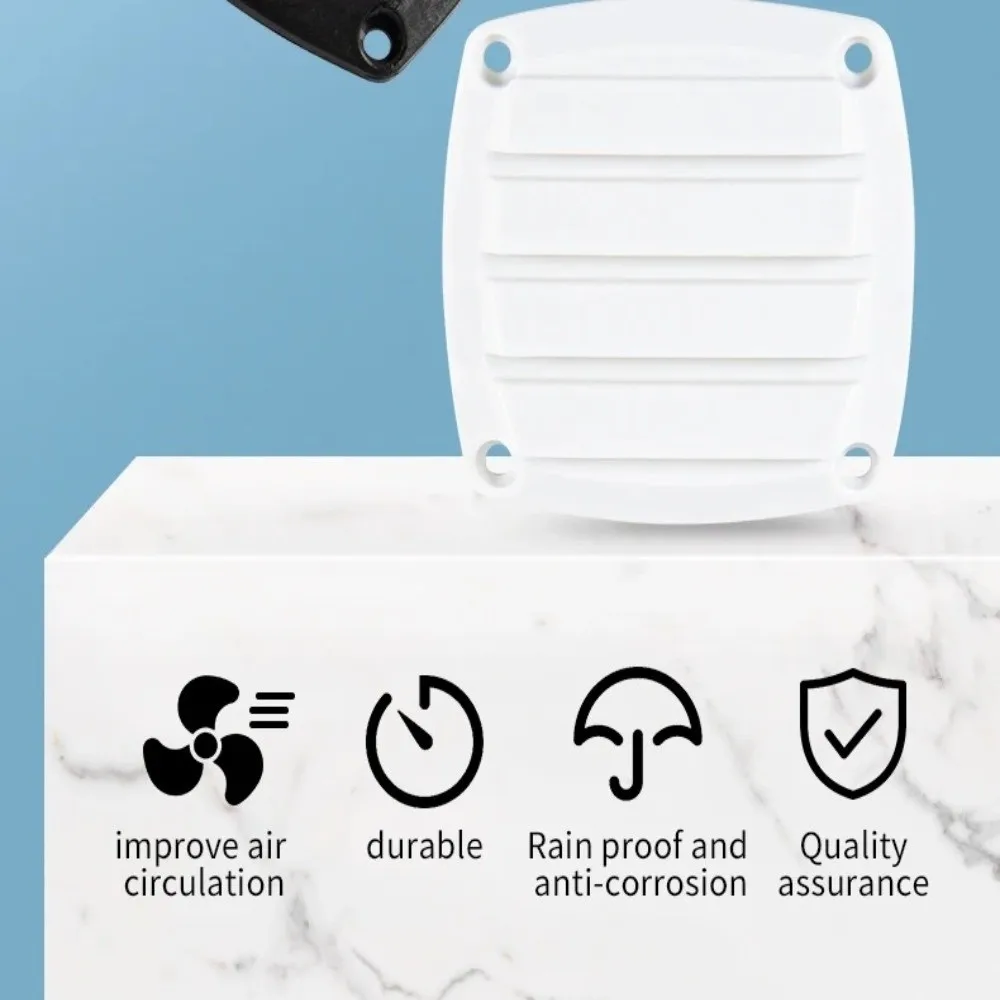 

Пластиковая квадратная вентиляционная крышка, аксессуары для выхода воды, 8,5/13 см, вентиляционное отверстие для лодки, модернизированные жалюзи, вентиляционные отверстия для морского использования