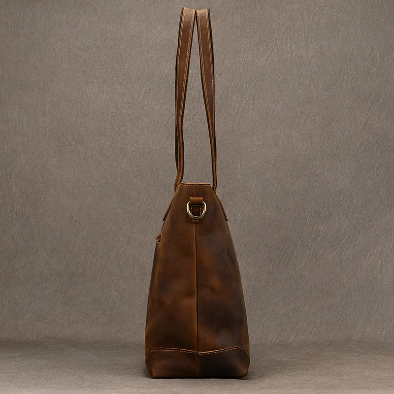 Woman shoulder bag luxury designer handbag for laptop large capacity male sling bag crossbody tote bags vintage fashion lady bag view 4