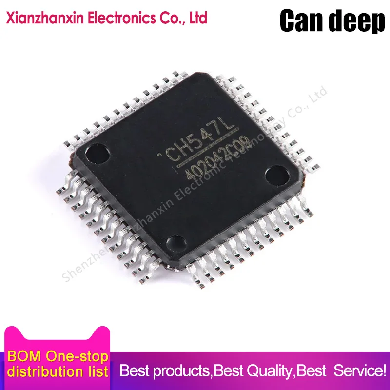 5pcs/lot CH547L LQFP-48 8-bit enhanced USB single-chip microcontroller chip
