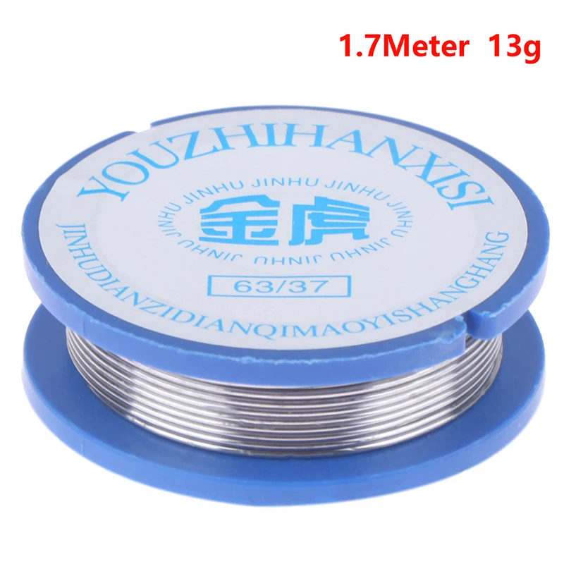 1PC Solder Wire Tin Lead 0.8mm Width 1.7m Length 2% 13g Flux Reel Welding Line solder for soldering