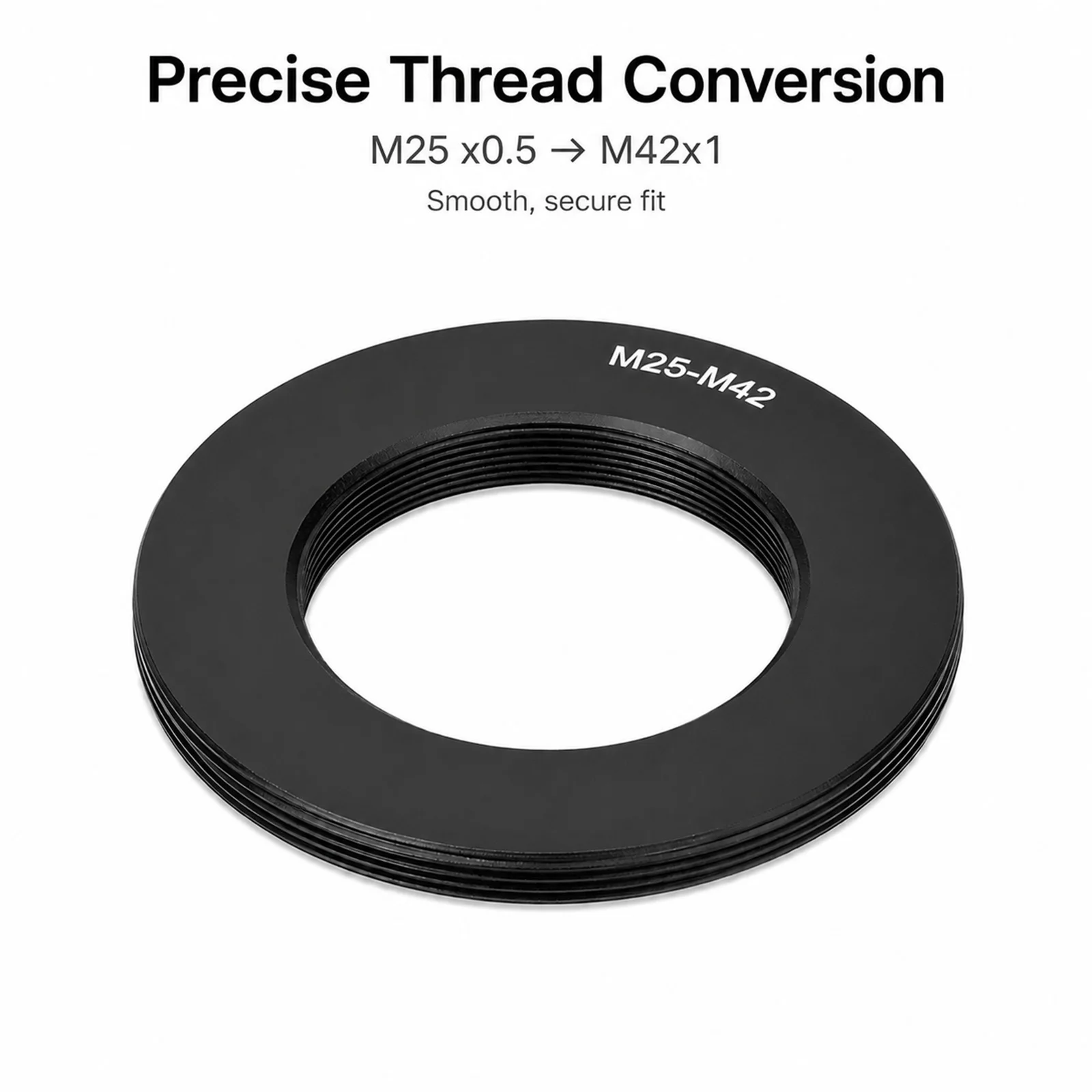 Flange M25 x0.5 Female To M42 X1 Male thread Screw For Rodenstock Schneider Nikon Camera Modify Lens Adapter