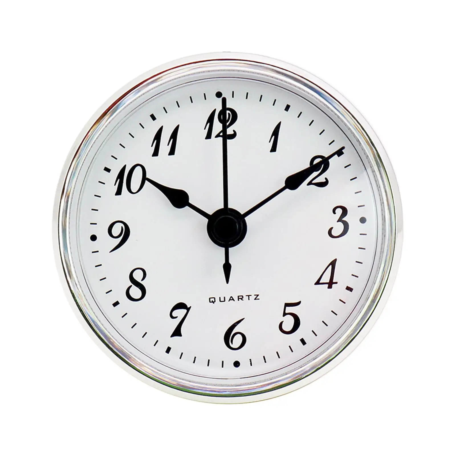 Clock Insert Clock Head Movement Modern 70 mm/2.8 inch Tone Bezel Front Round Clock Fit-up