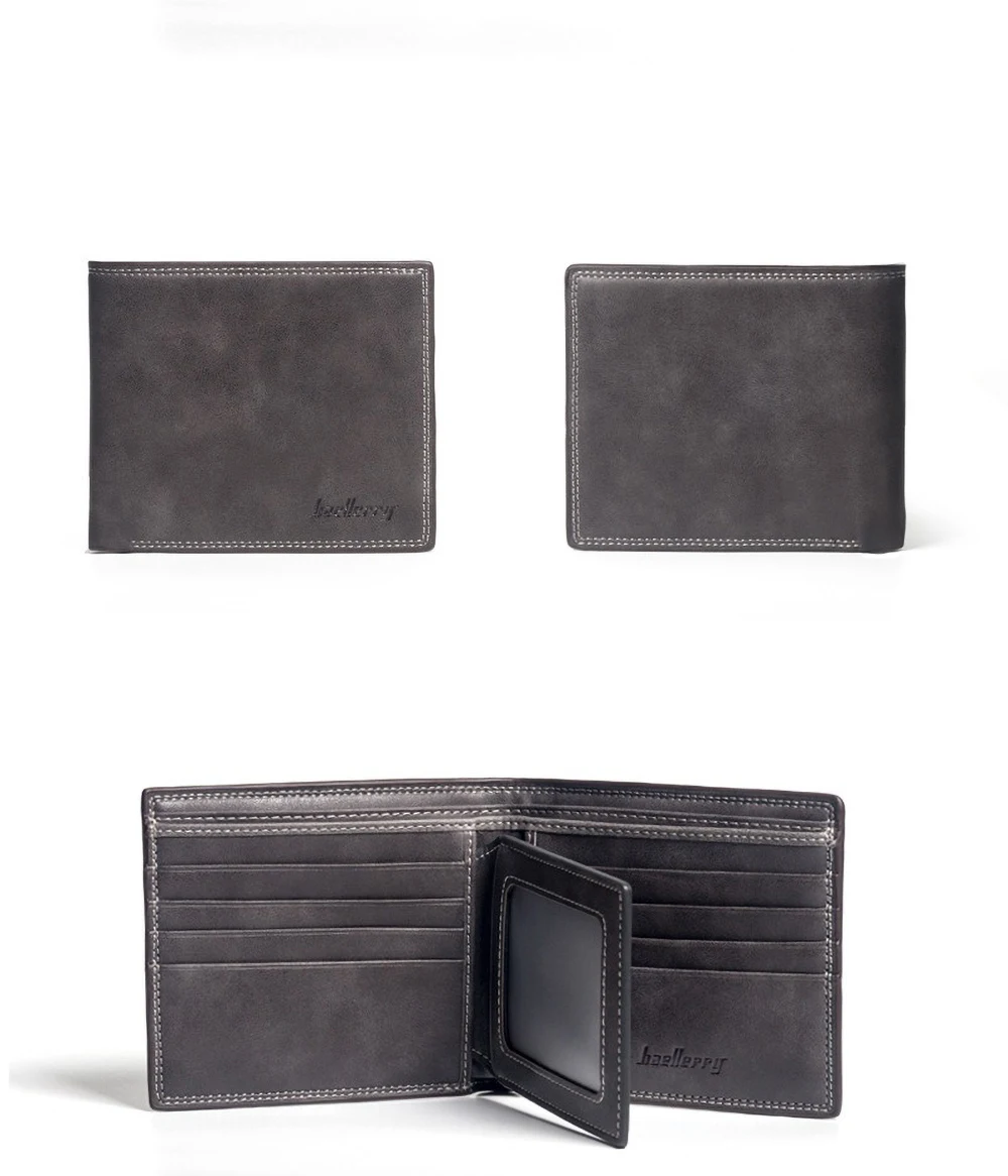 Baellerry Butterweiche, schlanke Geldbörse für Herren, minimalistischer Kartenhalter aus PU-Leder – Vordertasche, RFID-blockierender Geld-Organizer – Detail 14