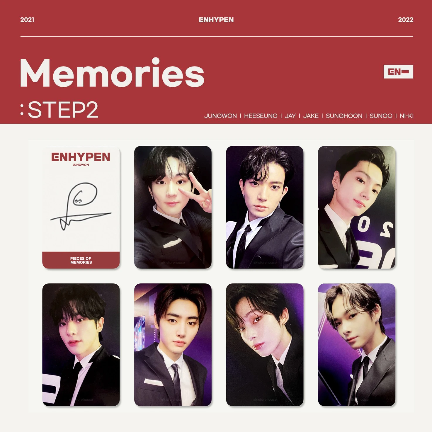Lightweight KPOP Photocard Album Matching Postcards Easy Carry KPOP Fan Collect Cards
