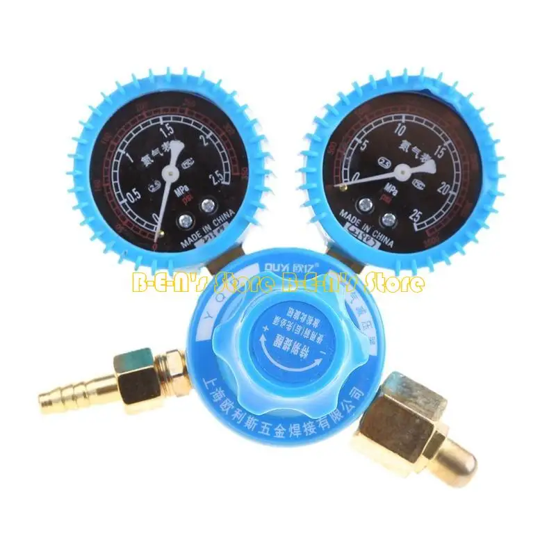 Y1AD Upgraded Nitrogen Pressure Regulator Aluminum Alloy Nitrogen Pressure Regulator Gauge Welding Regulator Gauge Durable